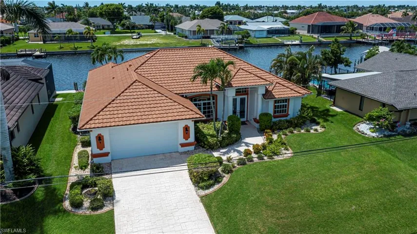 aerial of home