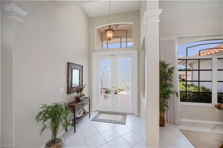 front entrance of home from the inside