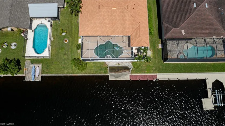 aerial view of home from on top