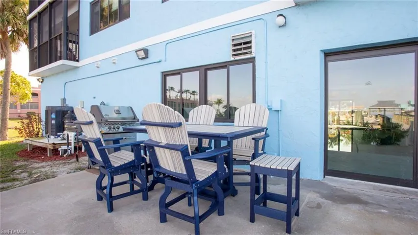 View of patio featuring outdoor dining space