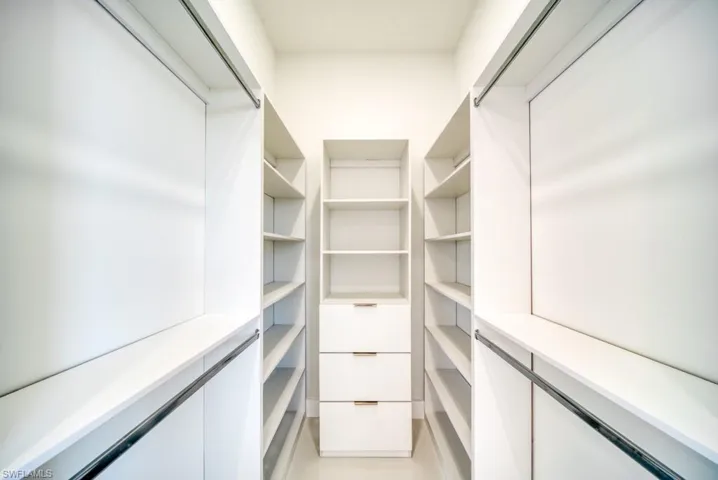 View of spacious closet