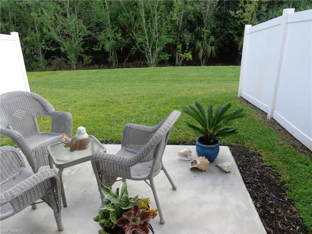 View of yard with a patio