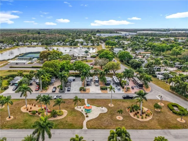 Aerial view of property's location
