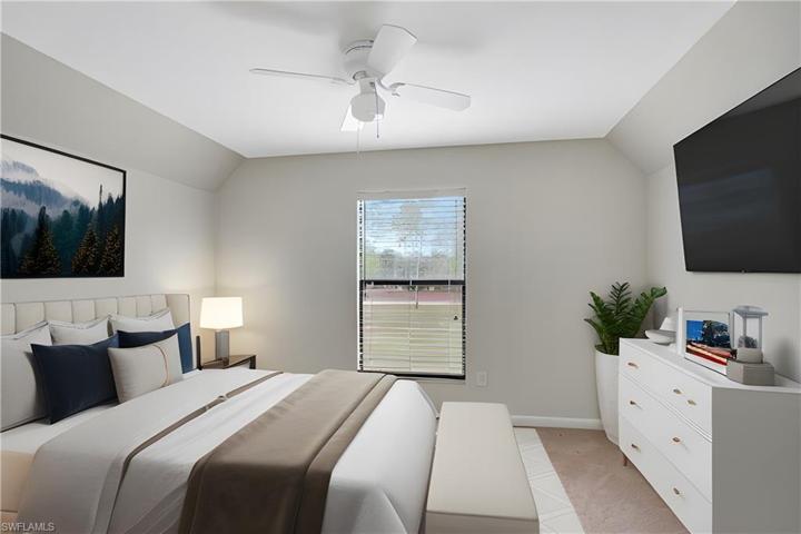 Virtual Staging of 4th bedroom to show options