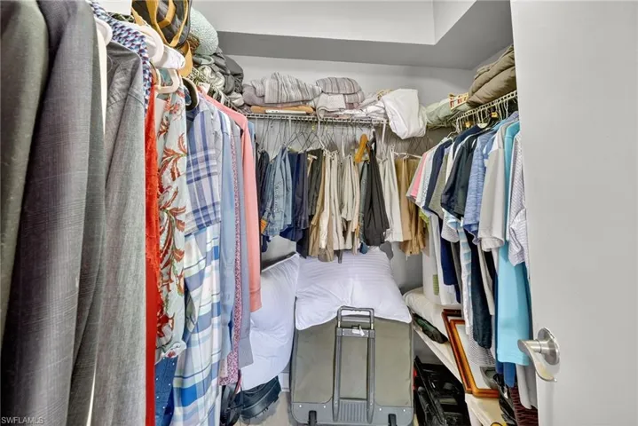 View of spacious closet