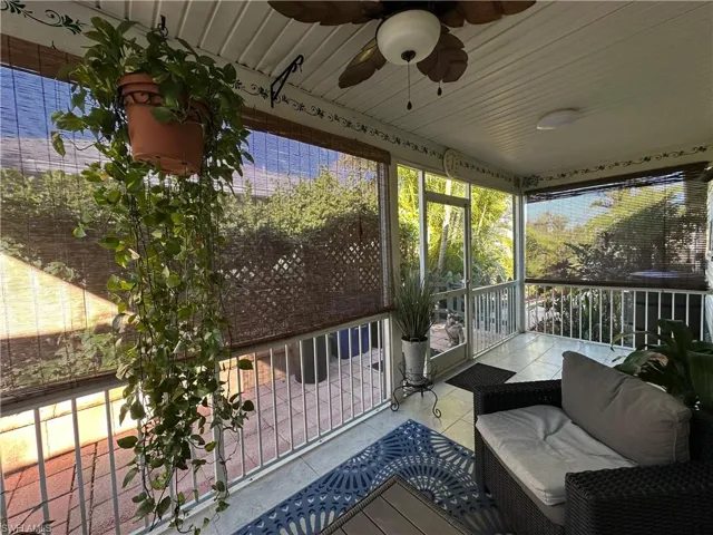 Screened lanai