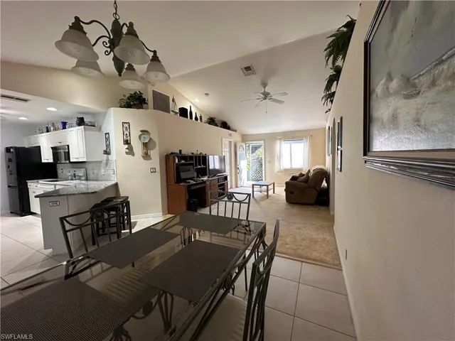 Dining area & Living area