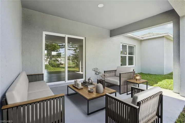 View of patio / terrace featuring outdoor lounge area