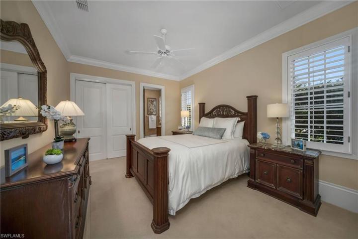 Guest Bedroom Three with cabana bath.