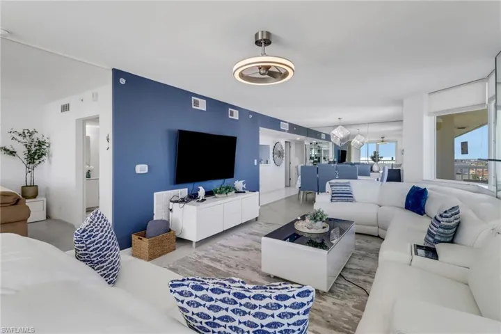 View of living area