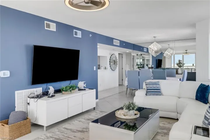View of living area