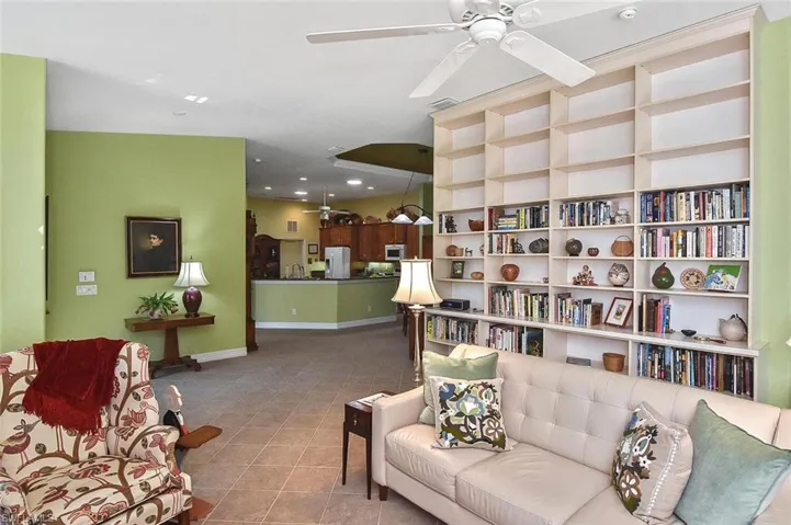 Gathering Room is open to the Kitchen and Dining area