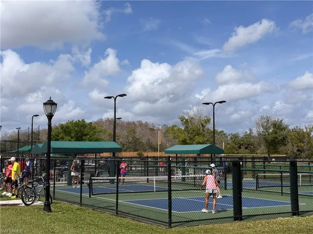 View of Pickleball courts