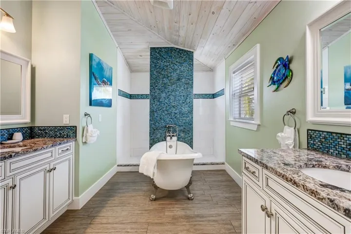 2 Vanities and Hidden Shower