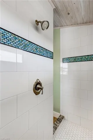 Wall to Wall Shower in Primary