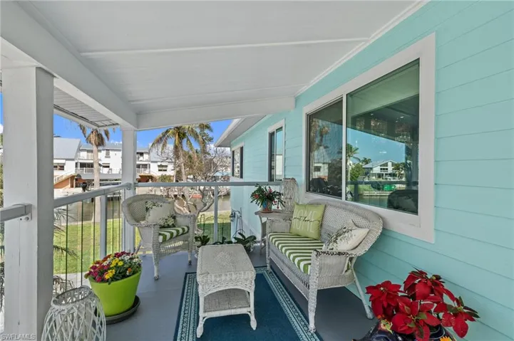 View of balcony/front porch /  virtually enhanced photo