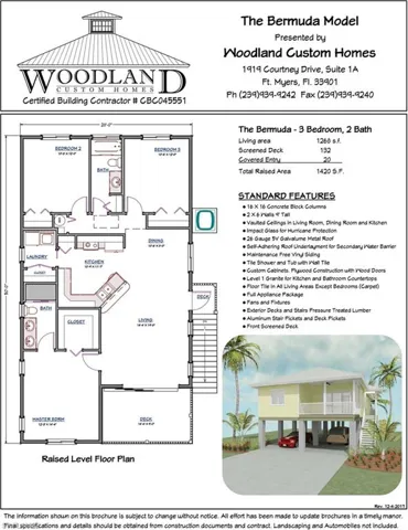 Woodland Homes Bermuda Conceptual Rendering