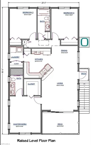 Woodland Homes Floorplan Rendering
