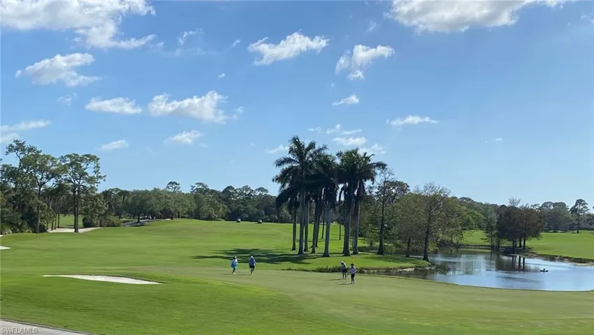 View of Golf Course from Upstairs Dining Room