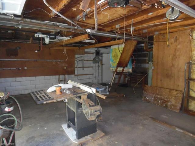 Inside separate garage/warehouse