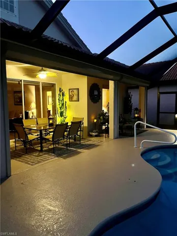 Exterior lighting for evening entertaining