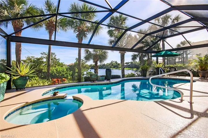 RESURFACED heated pool and spa- picture window view!