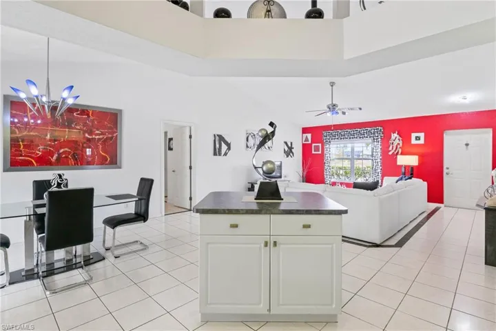 Open Kitchen with Easy Flow to Dining & Living.