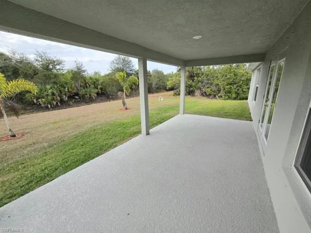 View of patio