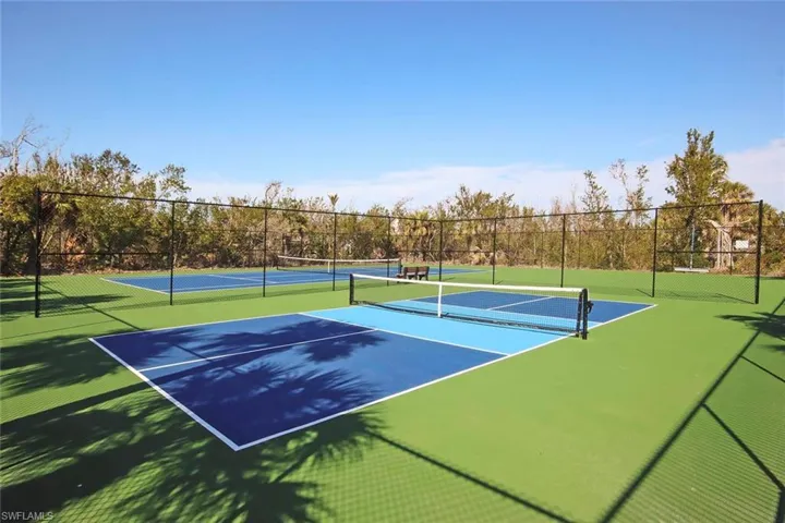 View of sport court featuring basketball court