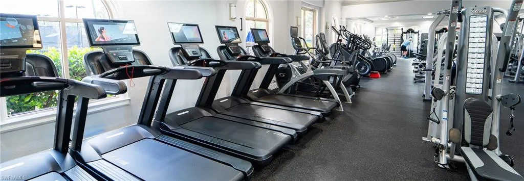 View of workout area