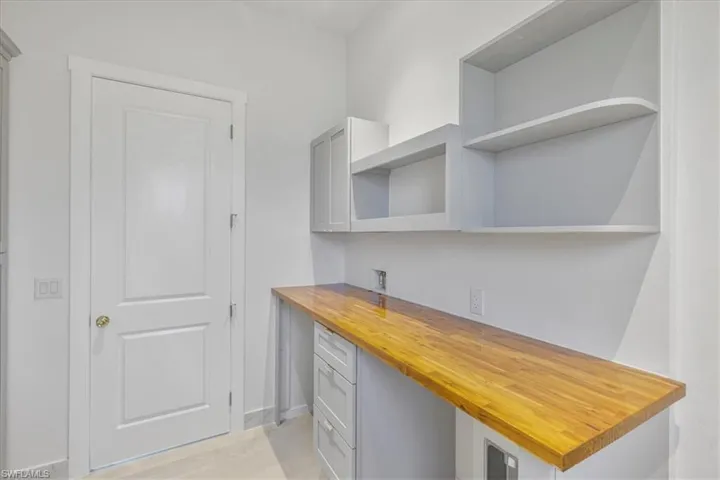 Bar with built in study area