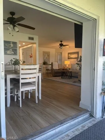 PHOTO LOOKING INTO THE HOME FROM THE LANAI