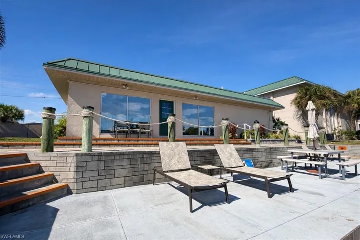 View of patio