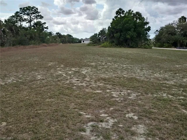 View of several vacant lots toward the West