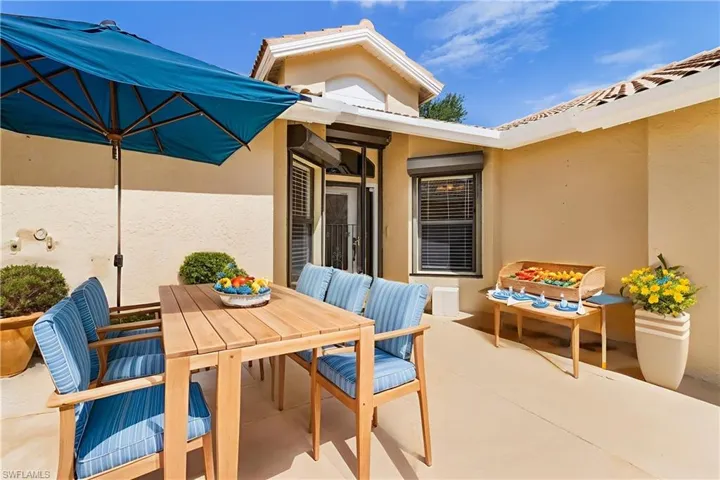 View of patio / terrace featuring outdoor dining area