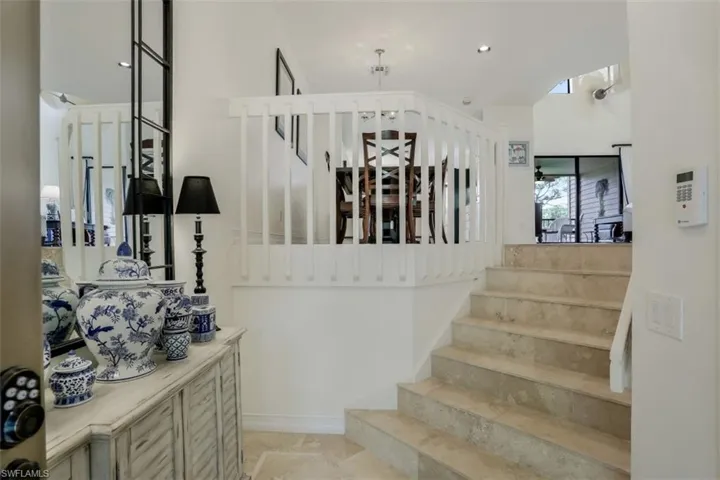 Greet your guests in this lovely foyer.