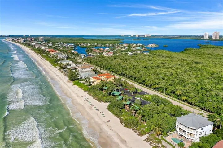 Private beach club for Bonita Bay residents.