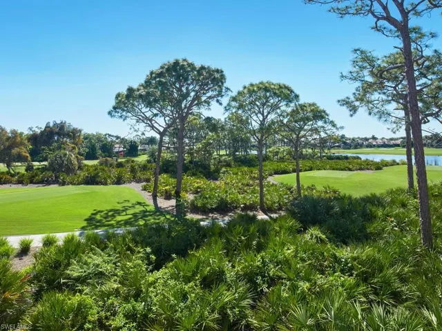 Spectacular views of golf course from the lanai of this lovely home.