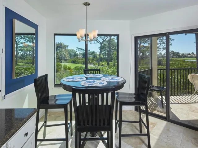 Don't miss your morning coffee - this is one of many areas of the home where scenic views of nature and wildlife can be enjoyed!