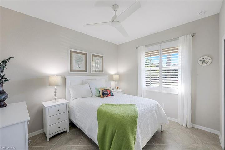 Roomy bedroom