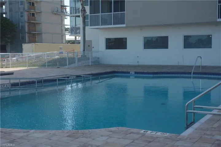View of pool
