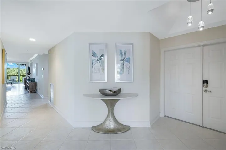 DOUBLE DOOR ENTRY TO FOYER