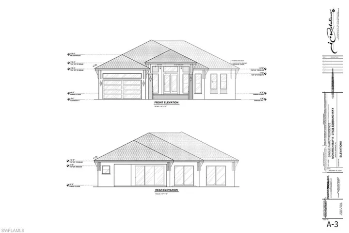 Potential Front and Rear Elevations