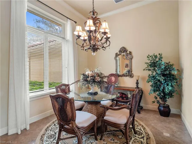 Formal Dining Area W/ Chandelier