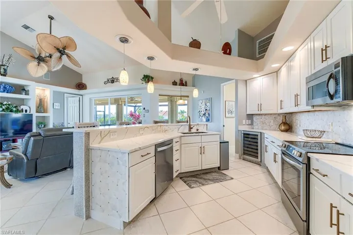 Updated Quartz and stainless kitchen