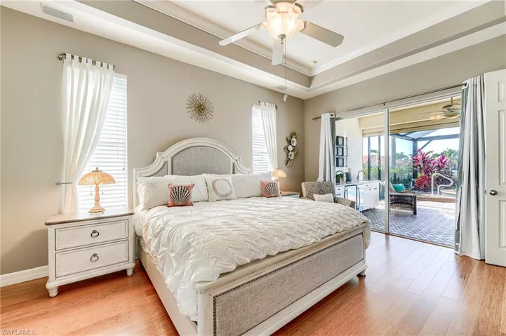 Sliders to the pool and spa