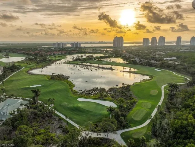 One of the many golf courses within BonitaBay, available to those with golf clubmembership.