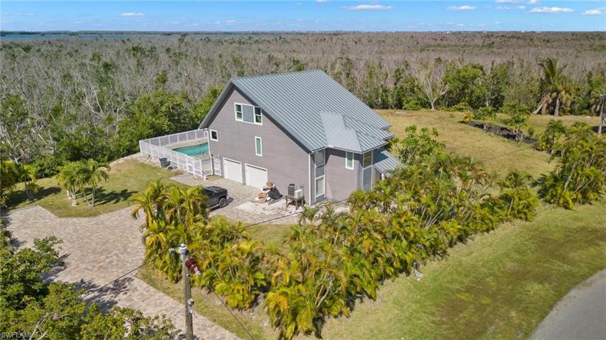 Aerial Driveway & Garage
