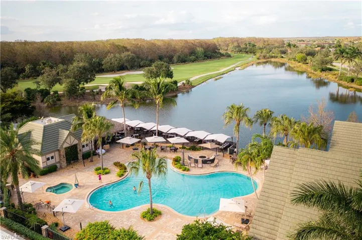 Resort Pool with Tiki Bar