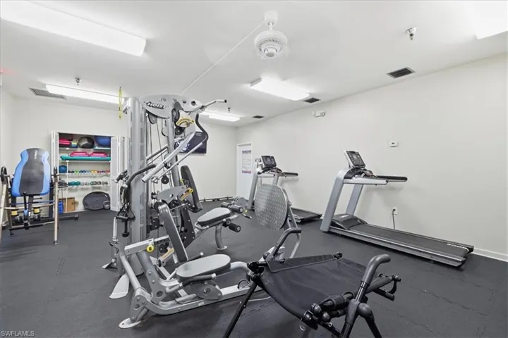 View of gym